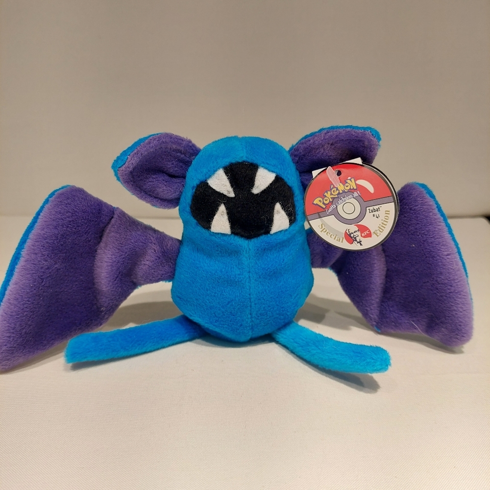 KFC Pokemon Beanie Plush Zubat #41 Special Edition Applause Nintendo
